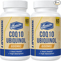 Liposomal CoQ10 Ubiquinol 600mg Softgels|Superior Absorption Ubiquinol CoQ10 Supplement|Powerful Active Antioxidant Form of Coenzyme Q10|Heart Function &amp Energy Production|120 Softgels
