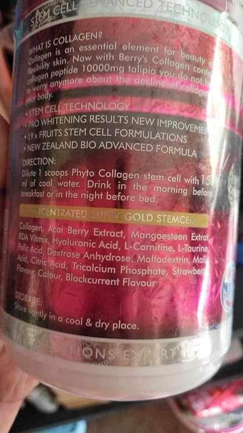Phyto 19X STEM Cell Collagen Whitening Anti-Aging Pro Whitening Results Energy