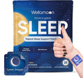 Wellamoon Original Sleep Patches for Adults Extra Strength | Easy-to-Apply Sleep Patch with Melatonin &amp Valerian | Relax &amp Wake Up Refreshed | Long-Lasting Night Comfort for Men &amp Women |