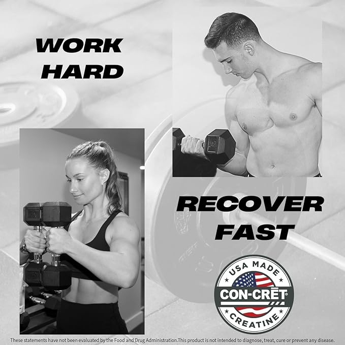 CREATINE HCl + Recovery Capsules for Men and Women Muscle &amp Brain Health Cognitive Function Immune Support - 90 Vegetable Capsules