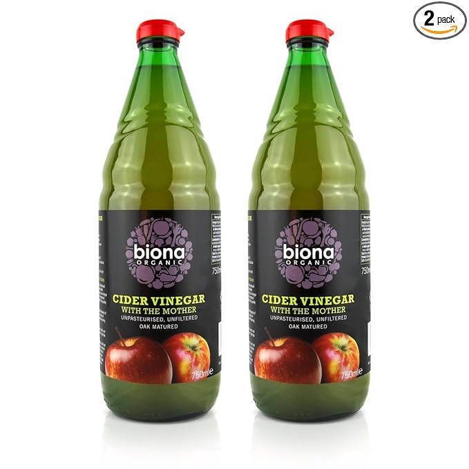 Biona Organic Cider Vinegar Unfiltered (750ml) - Pack of 2