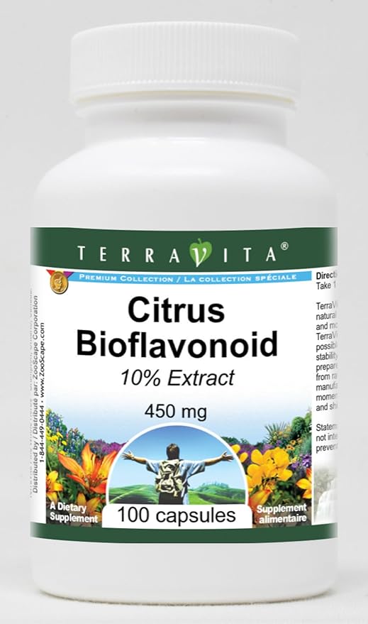 Citrus Bioflavonoid 10% - 450 mg (100 Capsules ZIN: 520092) - 3 Pack