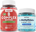 L-MethylFolate 15mg &amp Methyl B12 Vitamin B Complex Gummies 3 Pack