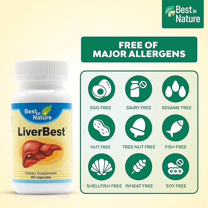 LiverBest - Supplement Featuring Milk Thistle L-Taurine and More