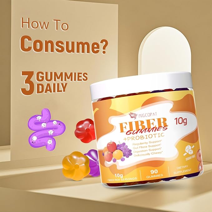 (Grape Apple Orange) Fiber Gummies+Apple Gummies