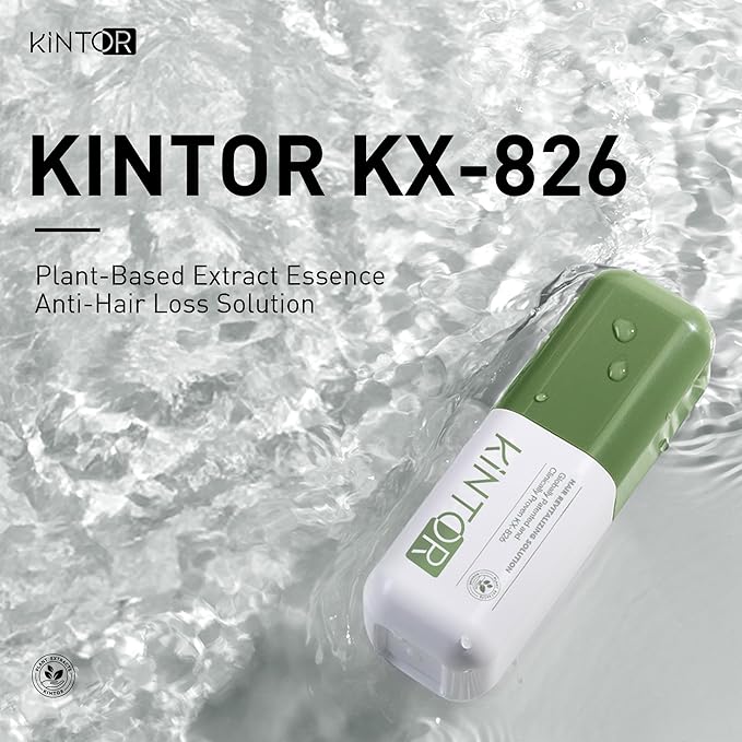 Kintor 0.5% KX-826 Hair Density Serums DHT Blocker Hair Repair Thicker Strengthening Fuller-looking Healthier Hair Reducing Hair Loss for Men and Women for All the Day 60ml