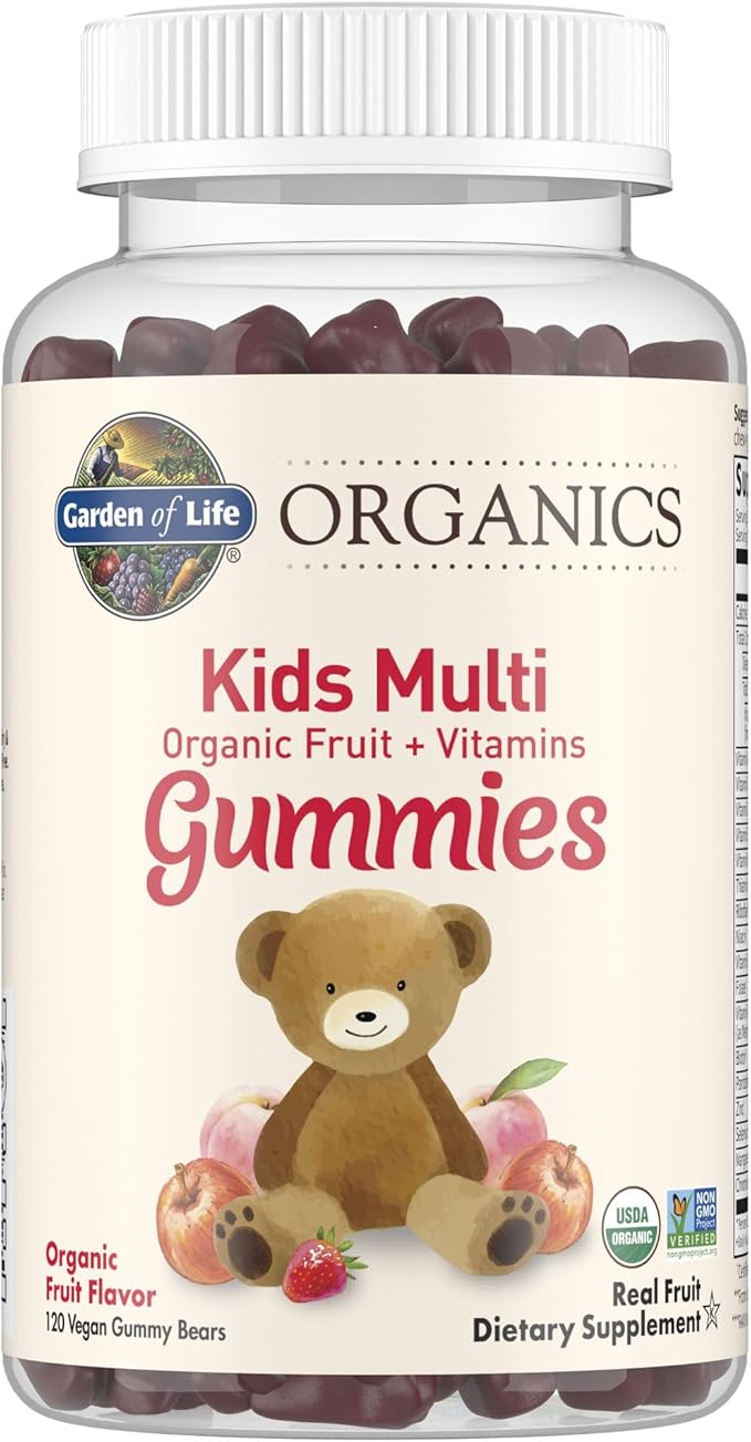 Garden of Life Organic Kids 120 Fruit Chew Gummy Vitamins &amp 30 Cherry Probiotic Gummies