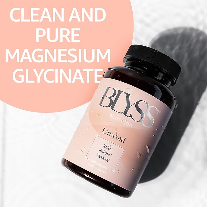 Magnesium Bisglycinate Capsules for Women - 200mg Chelated Glycinate Magnesium Supplement - Natural Supplements to Support Sleep Mood Support &amp Muscle Cramps - 120 ct