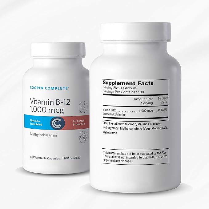 Cooper Complete - Vitamin B12 Supplement 100 Vegetarian Capsules