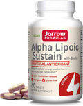 Jarrow Formulas Alpha Lipoic Sustain with Biotin 300 mg Alpha Lipoic Acid Universal Antioxidant Dietary Supplement 60 Vegan Tablets Up to a 60 Day Supply