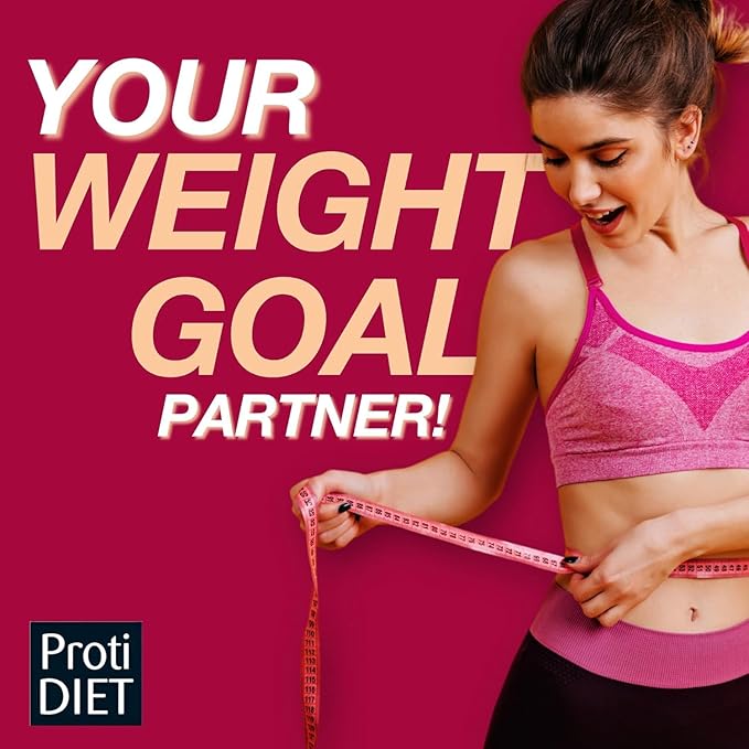 ProtiDIET Chocolate Protein Shake - 21 Pouches - Low Fat High Protein Drink for a Healthy Active Lifestyle - Quick and Easy Preparation Chocolate Protein Drink
