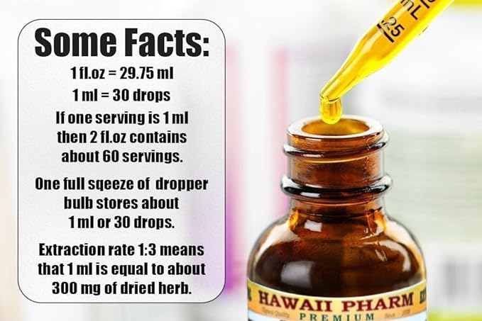 Hawaii Pharm Grape Liquid Extract Grape (Vitis Vinifera) Seed Tincture Supplement 4 oz