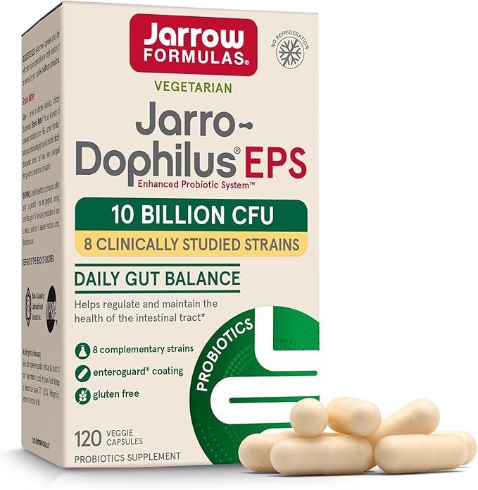 Jarrow Formulas Probiotics 10 Billion CFU and MagMind Brain Health Supplement Bundle
