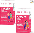 BBETTER CoQ10 100mg Softgels Kaneka Ubiquinol® - Active Form of Coenzyme Q10 Antioxidant for Heart Health Healthy Blood Pressure Levels Beneficial to Statin Users 120 Count