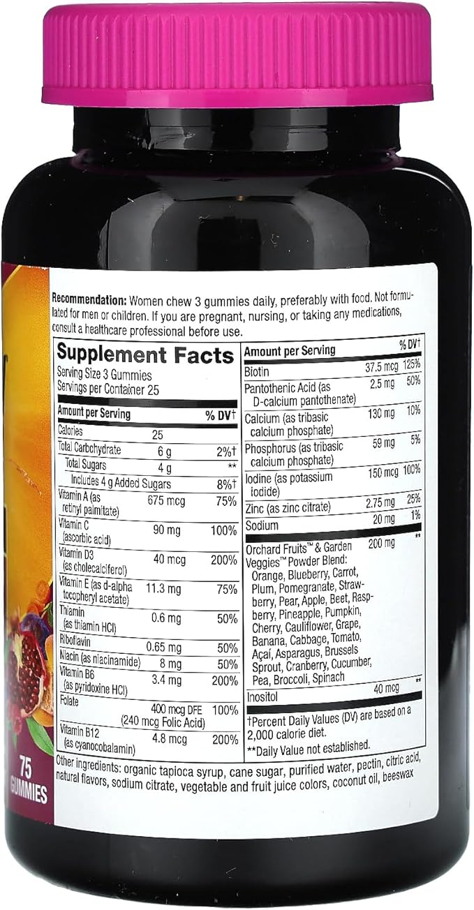 Natures Way Alive - Women's Gummy Vitamins 75 Count