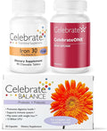 Celebrate Vitamins Bariatric Bundle – CelebrateONE Multivitamin Iron with Vitamin C Chewables and Balance Probiotic + Prebiotic – Essential Nutrition &amp Digestive Support for WLS Recovery