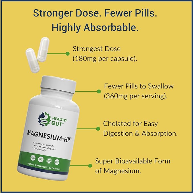 Healthy Gut Magnesium-HP 90 Capsules and BeSerene Daily 60 Capsules