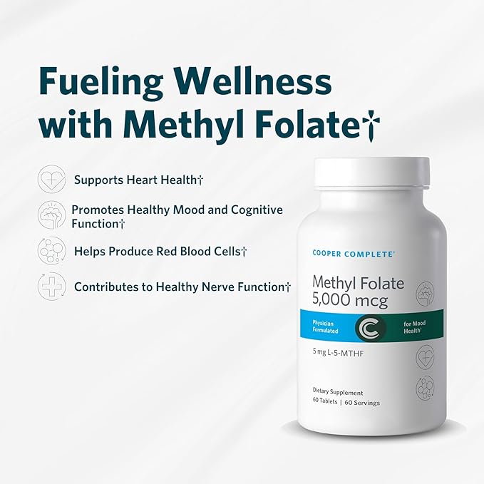 Cooper Complete Methyl Folate 5 mg (5000 mcg) Pack of 1