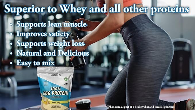 Healthy 'N Fit - 100% Egg Protein (unflavored) 2 Pack (4 LB Total). Just Egg Instant Dried Whites: Great for Baking and Mixing.