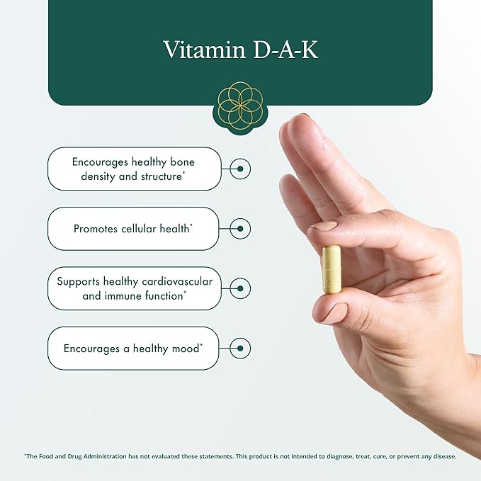 Natura Health Products Dual-Mag Complex Zinc and Vitamin D-A-K Supplement Bundle – Supports Bone Heart and Cellular Health - Promotes Cardiovascular Neurological and Immune Health