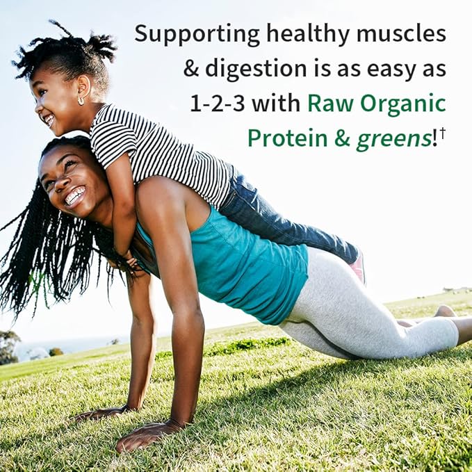 Garden of Life Raw Organic Protein &amp Greens Vanilla - Vegan Protein Powder for Women and Men &amp Vegan Protein Powder - 22g Raw Plant Protein BCAAs Probiotics &amp Digestive Enzymes