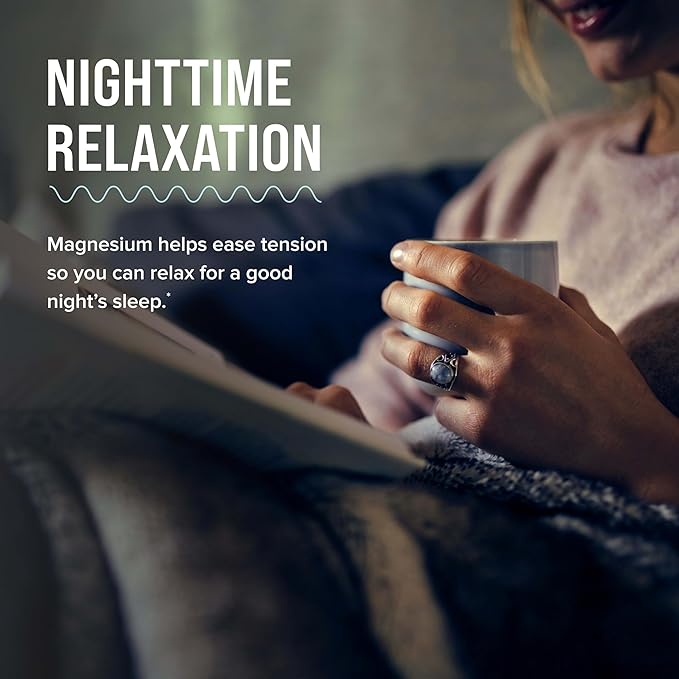 Natural Vitality Calm Mind Magnesium Citrate + L-Theanine Powder Supplement for Stress Relief Gluten Free &amp Vegetarian Unflavored 12 oz.