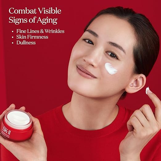 SK-II SKINPOWER Airy Face Cream - Anti Aging Wrinkle Cream for Oily &amp Dry Skin - Antioxidant-Rich Formula to Help Protect Skin While Improving Firmness &amp Elasticity
