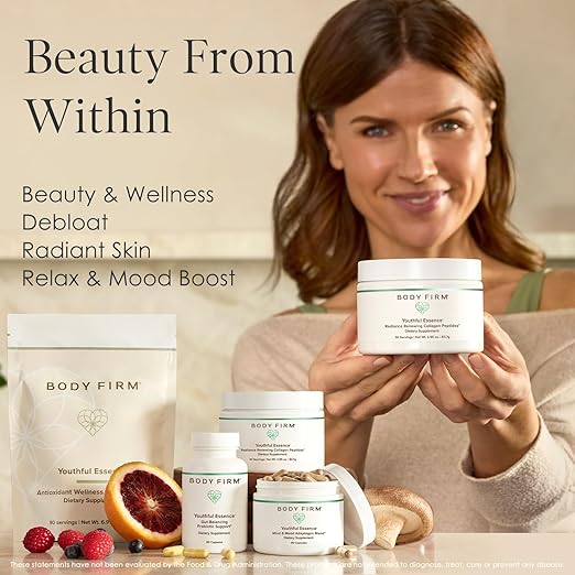 Body Firm Youthful Essence Radiance Renewing Collagen Peptides | 30 Servings