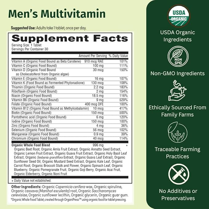 Women's &amp Men's Once Daily Multi Bundle19 Vitamins from Herbs &amp Superfoods 30 Count