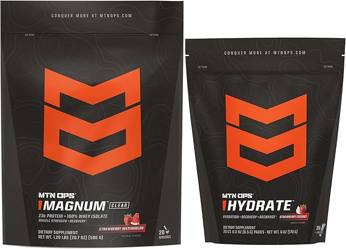MTN OPS Magnum Clear Strawberry Watermelon &amp Hydrate Strawberry Coconut Bundle