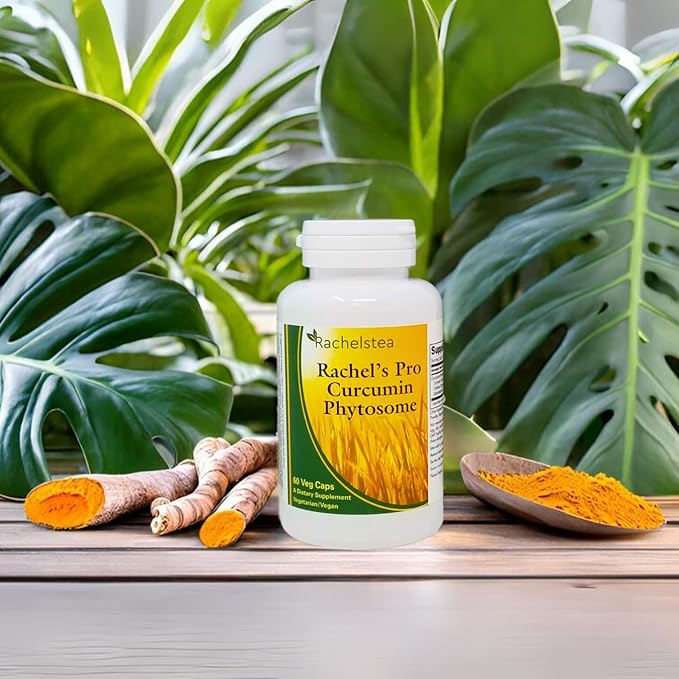 Rachel’s Pro Curcumin Phytosome - High Absorption Meriva Turmeric Gluten-Free Curcumin Supplement 60 Capsules for Daily Use