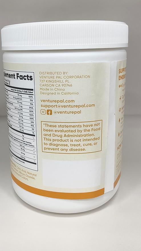 Venture Pal Creatine for Women + Hormone Balance with Collagen
