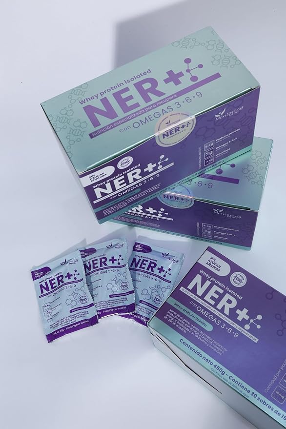 NER+ Proteina Medica con Omega 369 Whey Protein Isolate Mentoring Medic Posbion