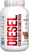 PERFECT SPORTS Diesel 100% New Zealand Whey Protein Isolate | Stevia Sweetened No Artificial Ingredients Keto | 0g Carb 0g Fat 26g Protein | 2 Pounds (Milk Chocolate)