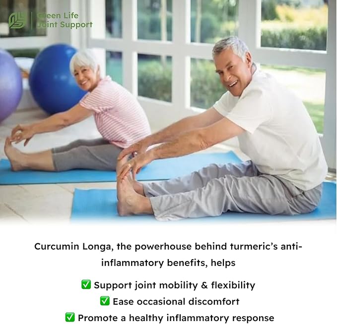 Turmeric Curcumin 750mg Natural Support for Joint – Non-GMO – 60 Capsules