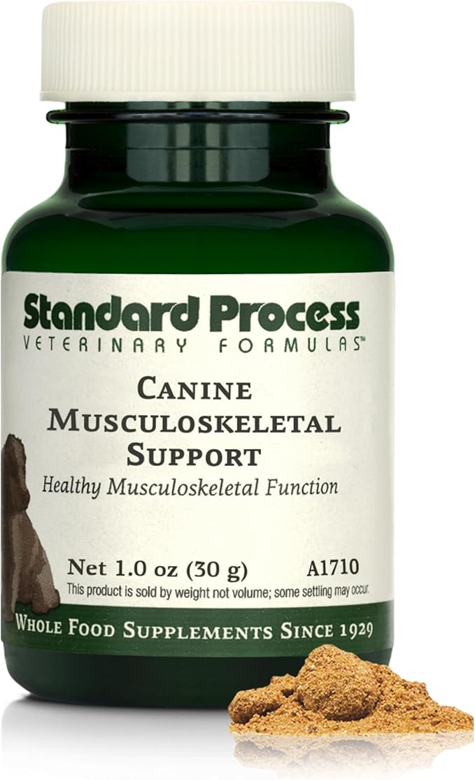 Standard Process Canine Musculoskeletal Support - Bone &amp Joint Health Formula for Pets - Canine Musculoskeletal Support Supplement - Supplement for Dogs to Aid Joint Comfort &amp Muscle Health -
