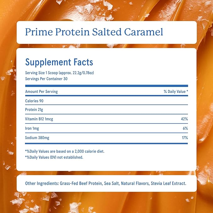 Equip Foods Chocolate Prime Protein Powder - Salted Caramel (x2) &amp Chocolate (x2) - Grass-Fed Isolate Beef Protein Powder - Paleo and Gluten Free - Helps Build and Repair Tissue