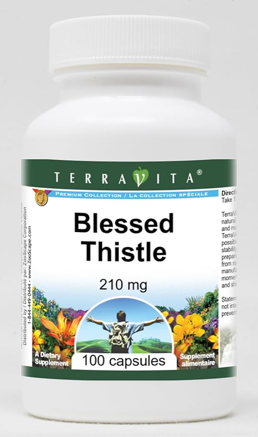Blessed Thistle - 210 mg (100 Capsules ZIN: 513995) - 3 Pack