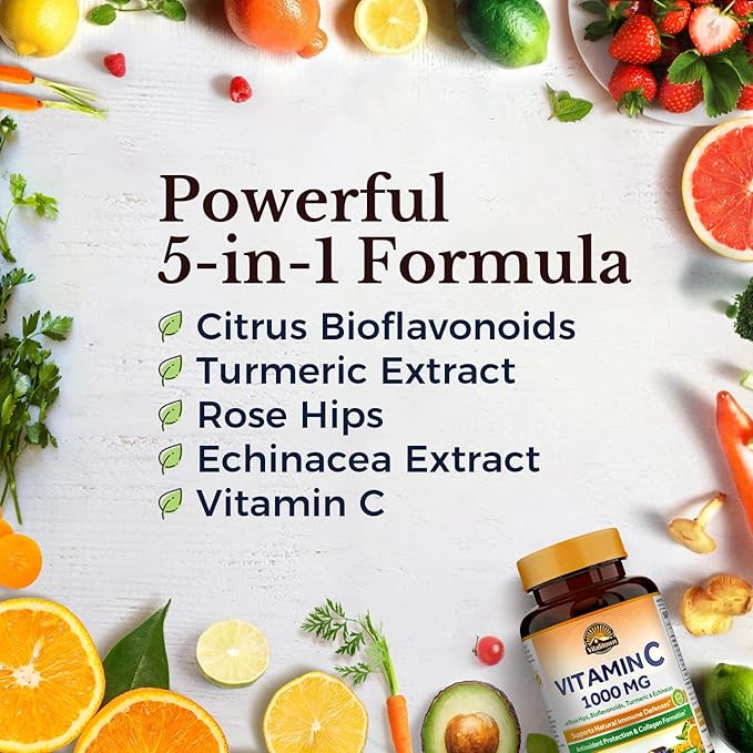 Vitalitown Vitamin C Complex 1000mg and Probiotics 120 Billion CFUs