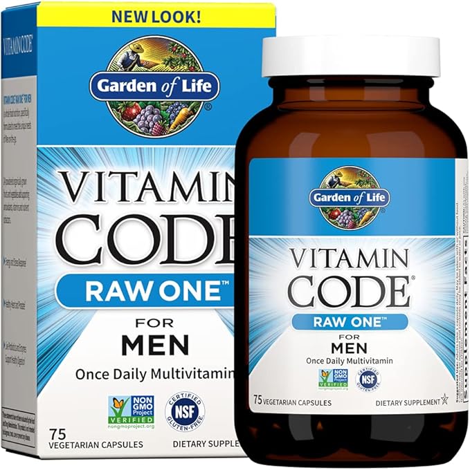 Garden of Life Vitamin Code Women's and Men's Multivitamins Bundle 120+75 Capsules