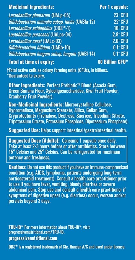 PROGRESSIVE Perfect Probiotic 60B 30 CT