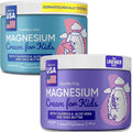 DOODLE HOG Magnesium Cream for Kids Bundle - Unscented &amp Lavender Lotion with Calendula Aloe Vera Shea Butter- Topical Magnesium Cream for Sleep - USA Made