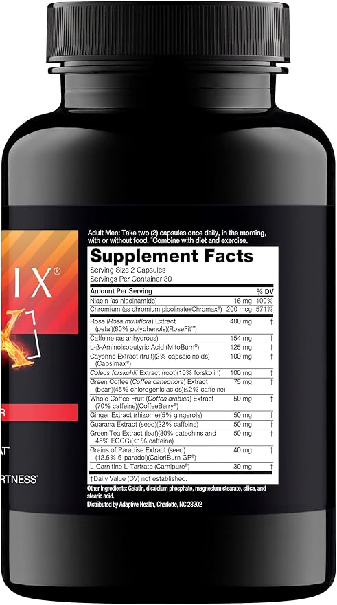 Nugenix Thermo-X: Thermogenic Fat Burner Supplement for Men Extreme Metabolic Accelerator 120 Count