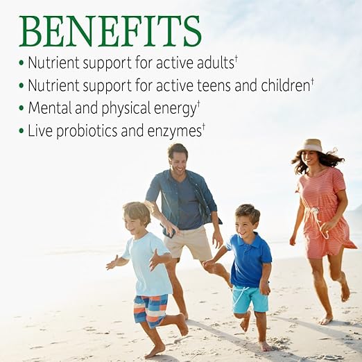 Garden of Life Multivitamin for Family Zinc for Immune &amp Skin Health - 120 Vegetarian Capsules