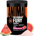 Animal Fury Pre Workout Powder Supplement for Energy and Focus 5g BCAA 350mg Caffeine Nitric Oxide Without Creatine Powerful Stimulant for Bodybuilders Watermelon