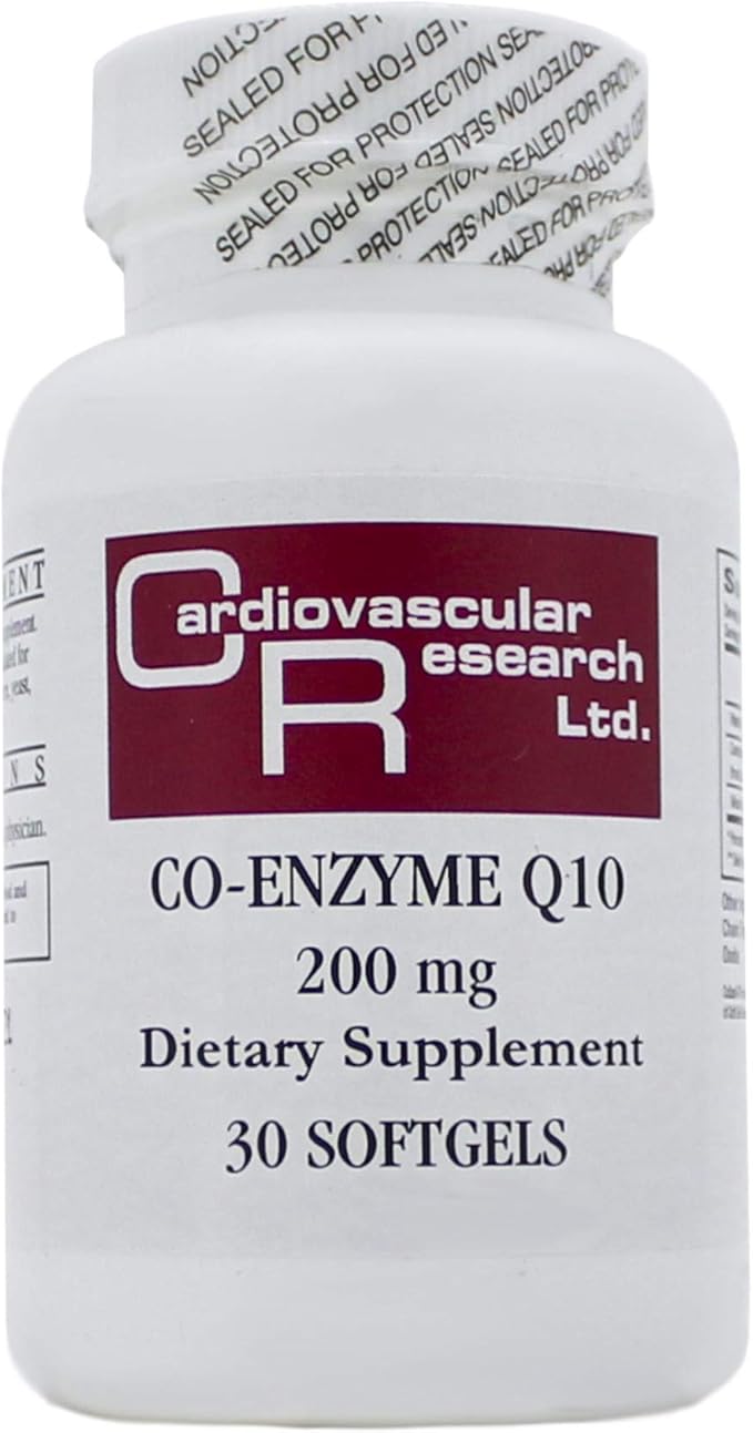 Cardiovascular Research Coenzyme Q10 200 Mg White 30 Count