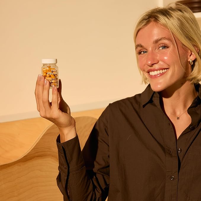 THE FULLEST - Saffron Capsules - Boosts Mood Energy and Focus Gluten-Free &amp Vegan Contains Saffron Turmeric and Curcumin 30 Capsules