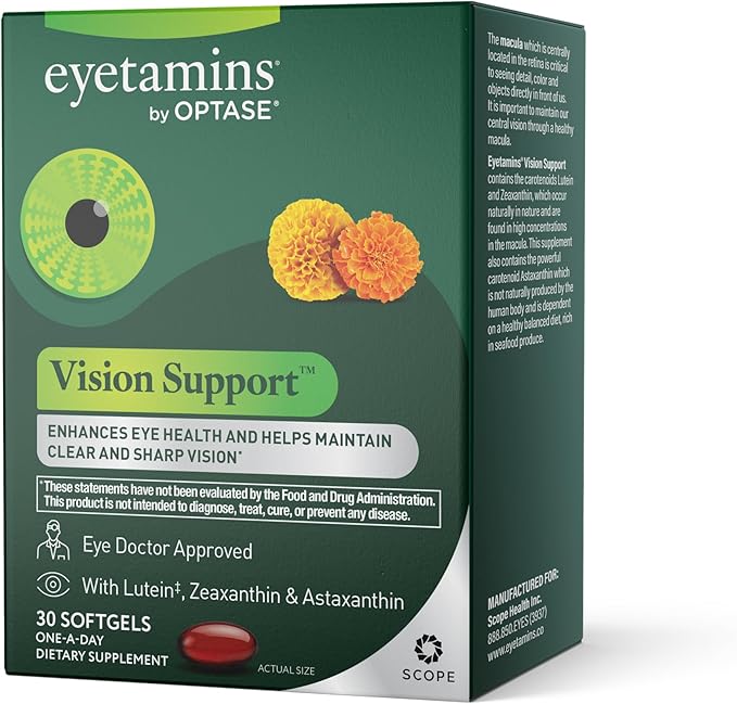 Optase Eyetamins Vision Support™ 30 Softgels