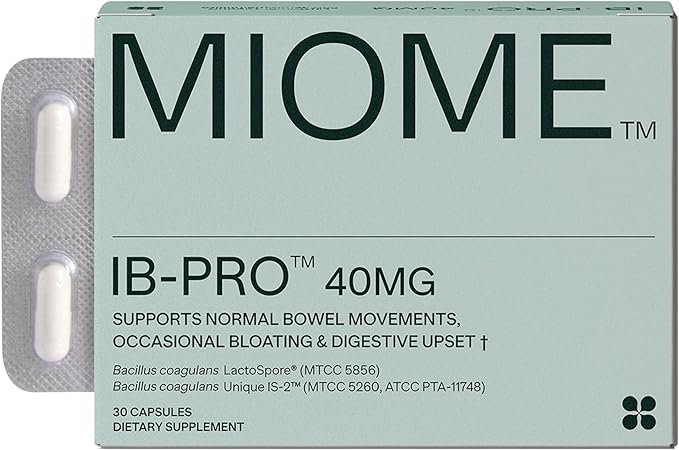 IB-PRO Bacillus Coagulans Probiotic - 2-1 Lactospore &amp Unique is-2 for Occasional Constipation Bloating &amp Digestive Upset - 3rd Party Verified - 30 Capsules