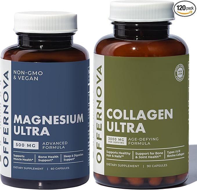 Offernova Calm &amp Repair Duo Collagen Ultra + Magnesium Ultra Duo